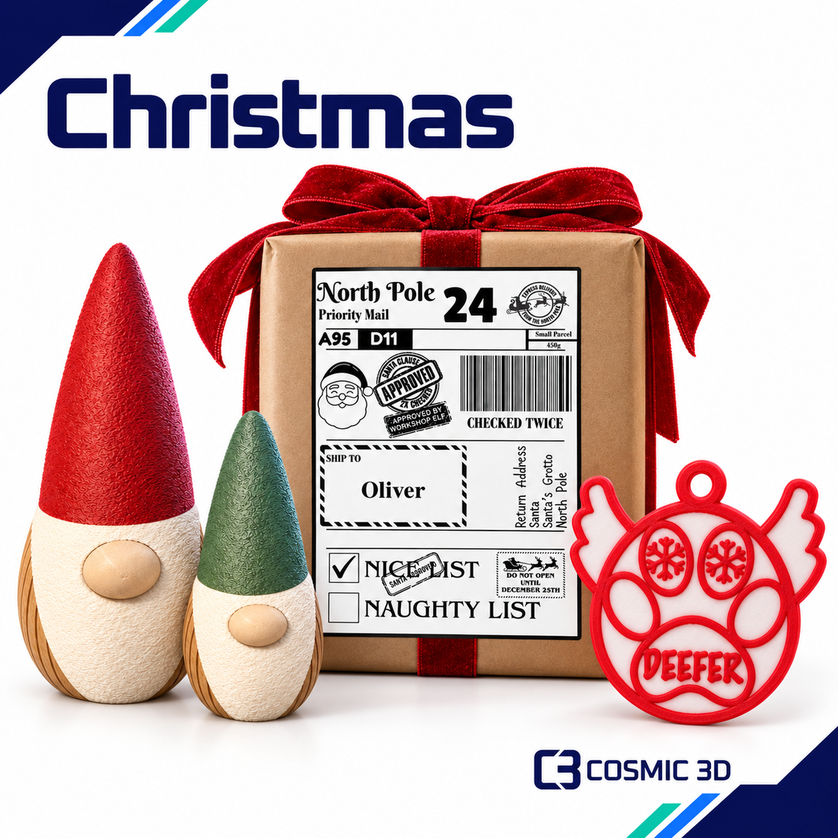 Cosmic 3D Christmas collection cover