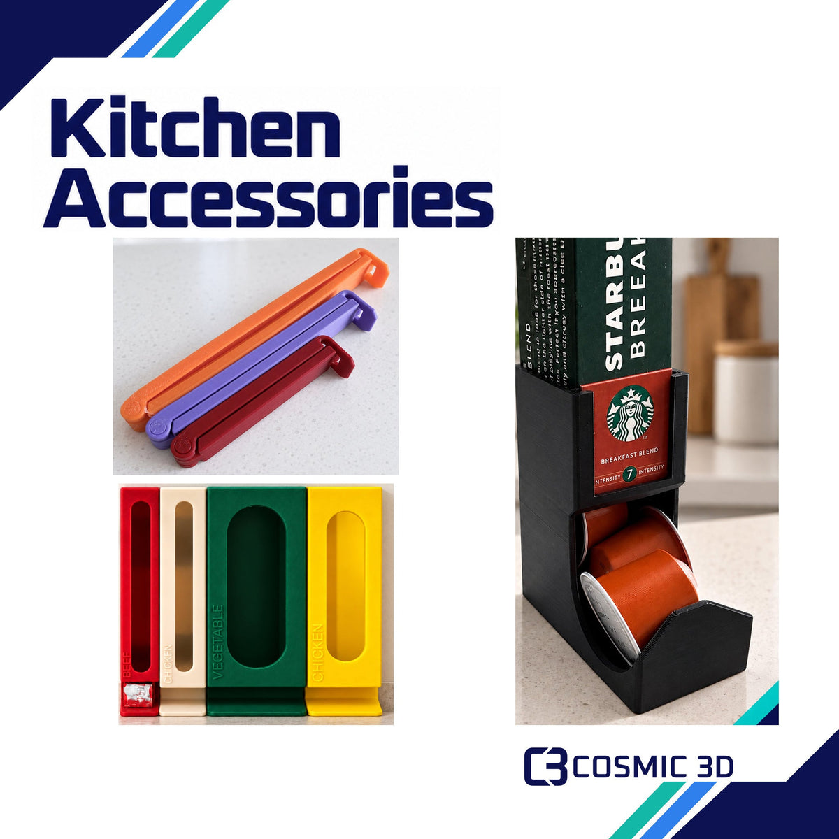 Cosmic 3D Kitchen Accessories collection cover
