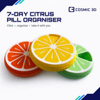 Hero Citrus 7-Day Pill Organiser — 7-day citrus click pill organiser