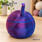 Main product view for magnetic yarn-ball storage bowl