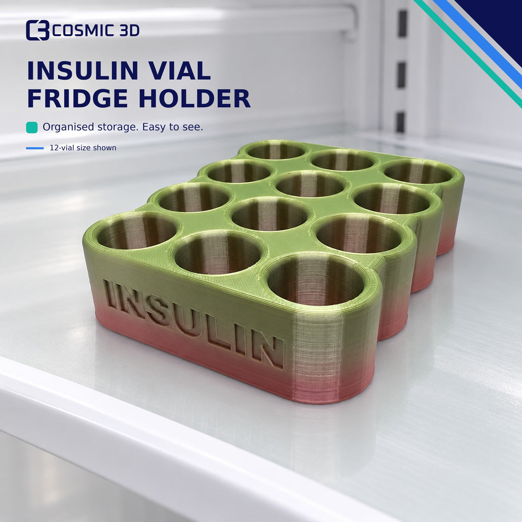 Main product view for 25 mm insulin vial fridge holder