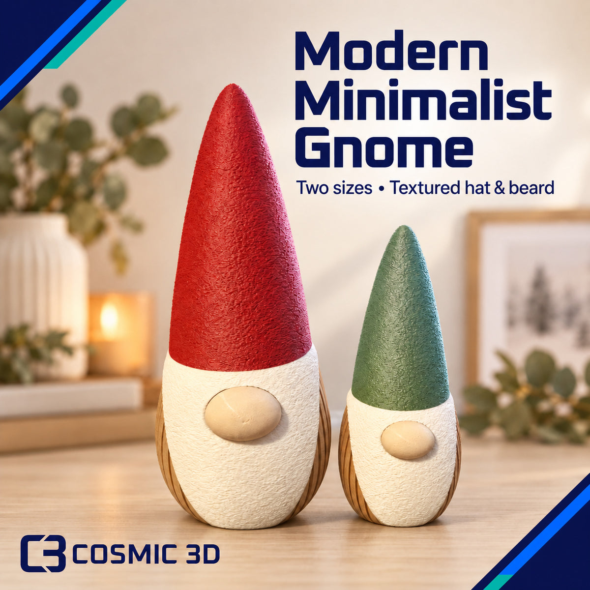 Main product view for modern minimalist gnome