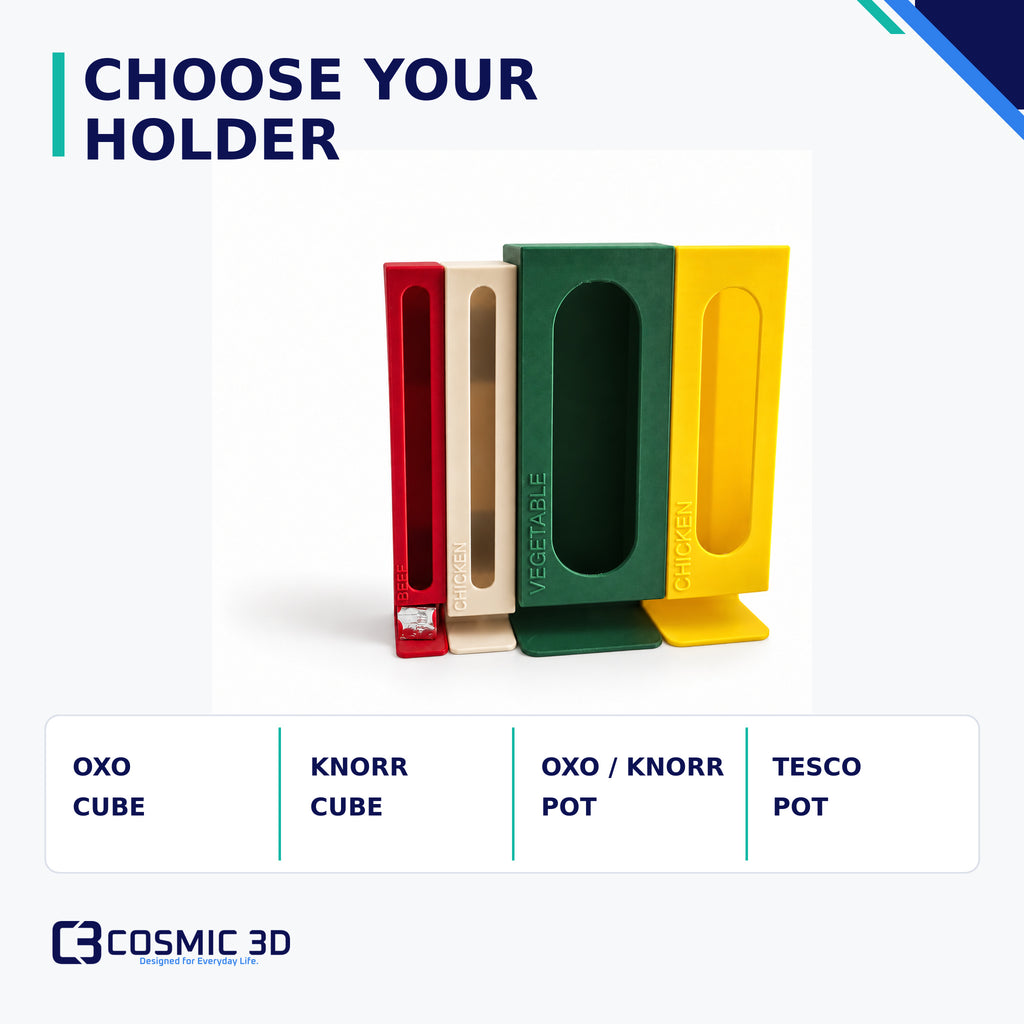 Choose Your Holder — stock cube and pot wall holder
