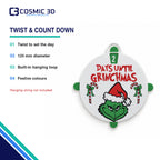 Key product features for Grinchmas countdown decoration