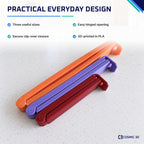 Features of the Cosmic 3D kitchen bag clips