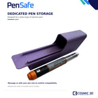 Compatible injection pen guide for PenSafe pen and needle travel case