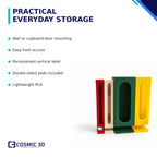 Practical Everyday Storage Features — stock cube and pot wall holder