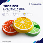 Everyday Use Citrus 7-Day Pill Organiser — 7-day citrus click pill organiser