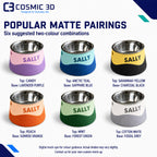Matte Colour Pairings — personalised elevated wavy dog bowl