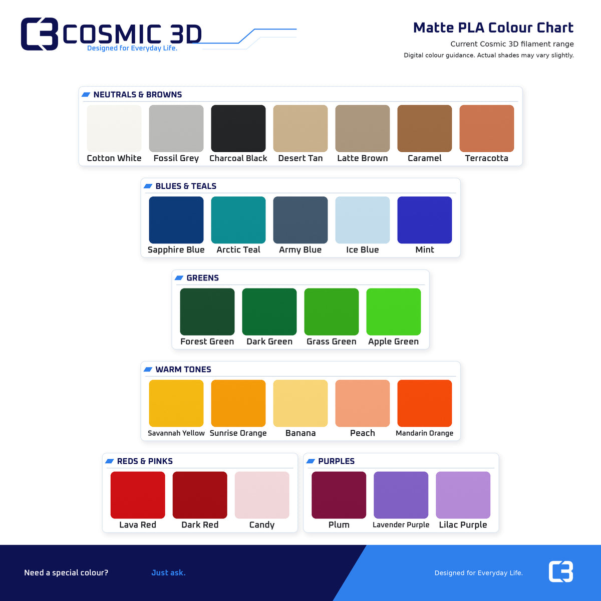 Matte PLA colour options for magnetic yarn-ball storage bowl
