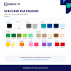 Standard PLA Colours — personalised dog and cat bowl