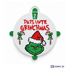 Grinchmas Countdown Christmas Tree Decoration by Cosmic 3D — Countdown decoration, one unit