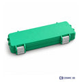 Medication Pen Travel Case – 1 Pen & 9 Needles by Cosmic 3D — Closed green travel case