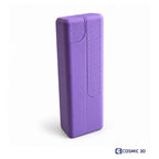 PenSafe Sliding Pen Case – 1 Pen & 4 Needles by Cosmic 3D — Closed purple sliding case