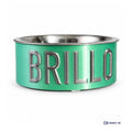 Personalised Dog & Cat Bowl with Stainless-Steel Insert by Cosmic 3D — Brillo mint bowl, passed example